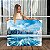 Quadro Decorativo Canvas Paisagem Inverno Lago Congelado com Rachaduras Horizontal - Imagem 1
