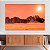 Quadro Decorativo Canvas Paisagem Desertica das Montanhas Horizontal - Imagem 2