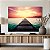 Quadro Decorativo Canvas Ponte de Madeira a Beira Mar ao Por do Sol Horizontal - Imagem 5