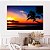 Quadro Decorativo Canvas Paisagem Praiana Com Por do Sol Horizontal - Imagem 4