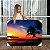 Quadro Decorativo Canvas Paisagem Praiana Com Por do Sol Horizontal - Imagem 1