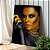 Quadro Decorativo Canvas Mulher Perfil Maquiagem Dourada Vertical - Imagem 4