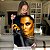 Quadro Decorativo Canvas Mulher Perfil Maquiagem Dourada Vertical - Imagem 5