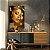 Quadro Decorativo Canvas Mulher Corpo Dourado Olhos Fechados - Imagem 4