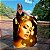 Quadro Decorativo Canvas Mulher Corpo Dourado Olhos Fechados - Imagem 1