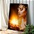 Quadro Decorativo Canvas Mulher Olhos Fechados Brilho Dourado - Imagem 3