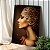 Quadro Decorativo Canvas Mulher Perfil Detalhes Dourados Luxo - Imagem 4