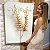 Quadro Decorativo Canvas Floral Branca e Dourada Gold - Imagem 6