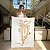 Quadro Decorativo Canvas Floral Ramo de Flores Brancas e Douradas Gold - Imagem 7