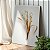 Quadro Decorativo Canvas Floral Ramo de Flores Brancas e Douradas Gold - Imagem 4