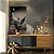 Quadro Decorativo Canvas Animais Rinoceronte Preto e Branco - Imagem 3