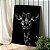Quadro Decorativo Canvas Girafa Preto e Branco - Imagem 2