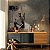Quadro Decorativo Canvas Animal Silvestre Leão Perfil Preto e Branco - Imagem 3