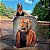 Quadro Decorativo Canvas Animal Silvestre Tigre Sério Perfil de Jaqueta e Cachecol - Imagem 1