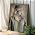 Quadro Decorativo Canvas Cachorro com Boné e Moletom - Imagem 4