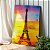 Quadro Decorativo Canvas Monumento Histórico Torre Eiffel Abstrato Colorido - Imagem 3