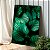 Quadro Decorativo Canvas Botânico Folhas Fundo Preto - Imagem 4
