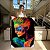 Quadro Decorativo Canvas Beleza Feminina Mulher com Maquiagem Neon Fundo Preto - Imagem 7