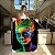 Quadro Decorativo Canvas Beleza Feminina Mulher com Maquiagem Neon Fundo Preto - Imagem 7