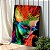 Quadro Decorativo Canvas Beleza Feminina Mulher com Maquiagem Neon Fundo Preto - Imagem 4