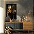 Quadro Decorativo Canvas Beleza Feminina Mulher com Maquiagem Preta e Dourada - Imagem 3