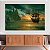 Quadro Decorativo Canvas Composição Abstrata Castelo com Navios Flutuantes Horizontal - Imagem 3