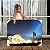 Quadro Decorativo Canvas Composição Abstrata de Astronauta Perdido na Galaxia Horizontal - Imagem 1