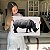 Quadro Decorativo Canvas Composição Abstrata de Animal Rinoceronte Preto e Branco Horizontal - Imagem 6