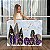 Quadro Decorativo Canvas Asbtrato Composição de Folhas Abstratas Com Detalhes em Dourado Horizontal - Imagem 1