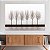 Quadro Decorativo Canvas Paisagem Árvores Secas Na Chuva Horizontal - Imagem 3