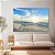 Quadro Decorativo Canvas Paisagem Gaivotas Sobrevoando A Praia Horizontal - Imagem 3