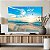 Quadro Decorativo Canvas Paisagem Gaivotas Sobrevoando A Praia Horizontal - Imagem 5