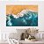 Quadro Decorativo Canvas Paisagem Aérea À Beira do Mar Horizontal - Imagem 5