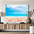 Quadro Decorativo Canvas Paisagem Oceano Límpido Visto Da Praia Horizontal - Imagem 5