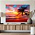 Quadro Decorativo Canvas Paisagem Pôr Do Sol Colorido Na Beira Da Praia Horizontal - Imagem 4