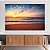 Quadro Decorativo Canvas Paisagem Tropical Litorânea Sol Se Pondo No Oceano Horizontal - Imagem 3