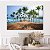 Quadro Decorativo Canvas Paisagem Tropical Colina De Coqueiros No Litoral Horizontal - Imagem 5