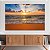 Quadro Decorativo Canvas Paisagem Tropical Entardecer Na Praia Horizontal - Imagem 2