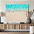 Quadro Decorativo Canvas Abstrato Penas Turquesas Horizontal - Imagem 5