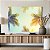 Quadro Decorativo Canvas Paisagem Coqueiros Iluminados Ao Fundo De Céu Azul Horizontal - Imagem 5