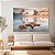 Quadro Decorativo Canvas Paisagem Estrelas-Do-Mar Na Maré Ao Alvorecer Horizontal - Imagem 2