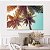 Quadro Decorativo Canvas Paisagem Tropical Topo De Palmeiras Refletindo Luz Solar Horizontal - Imagem 4