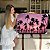 Quadro Decorativo Canvas Sombras De Palmeiras Ao Céu Rosa Entardecer Horizontal - Imagem 7