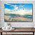 Quadro Decorativo Flutuante Paisagem Gaivotas Sobrevoando A Praia Horizontal - Imagem 1