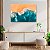 Quadro Decorativo Flutuante Paisagem Aérea À Beira do Mar Horizontal - Imagem 3