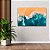 Quadro Decorativo Flutuante Paisagem Aérea À Beira do Mar Horizontal - Imagem 4