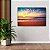 Quadro Decorativo Flutuante Paisagem Tropical Litorânea Sol Se Pondo No Oceano Horizontal - Imagem 4