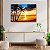 Quadro Decorativo Flutuante Paisagem Tropical Entardecer Ao Fundo De Palmeiras Horizontal - Imagem 3
