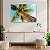 Quadro Decorativo Flutuante Paisagem Tropical Dia Ensolarado à Beira-Mar Horizontal - Imagem 3