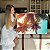 Quadro Decorativo Flutuante Paisagem Tropical Topo De Palmeiras Refletindo Luz Solar Horizontal - Imagem 2
